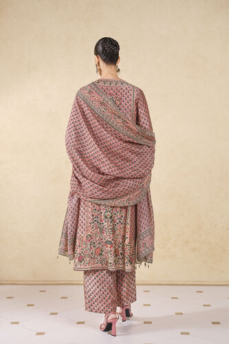 Sierra Printed Silk Suit Set - Pink, Pink, image 2